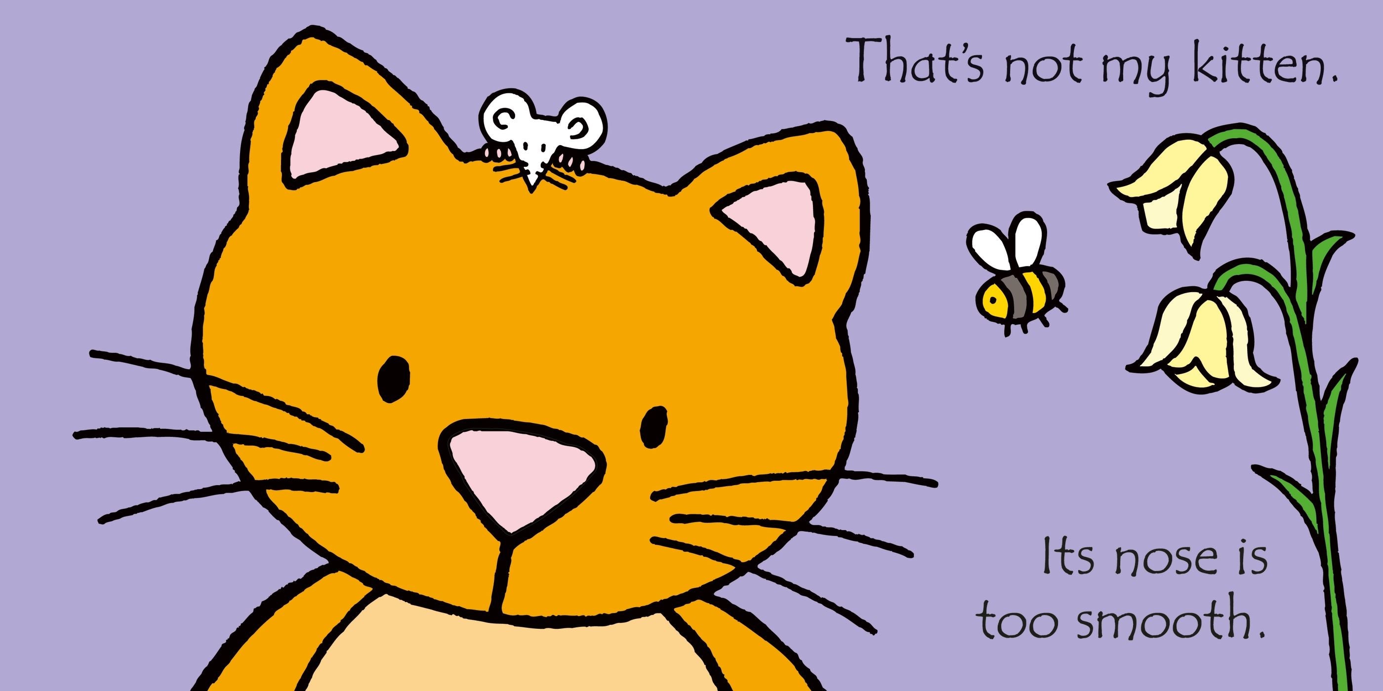 Set carte tactila si jucarie de plus "That's not My Kitten...", Usborne, +3 luni