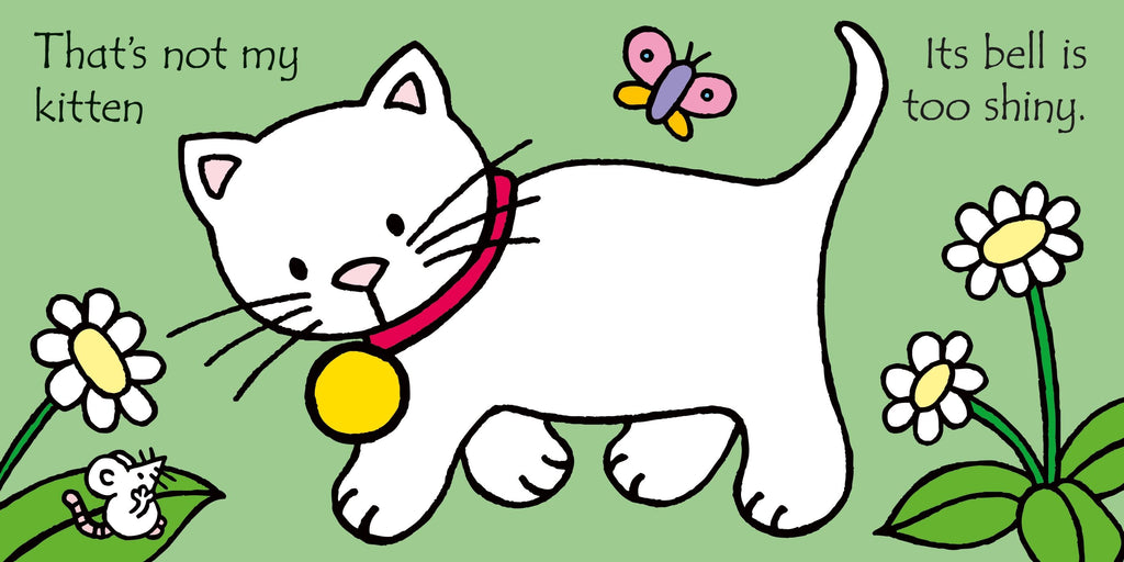 Set carte tactila si jucarie de plus "That's not My Kitten...", Usborne, +3 luni