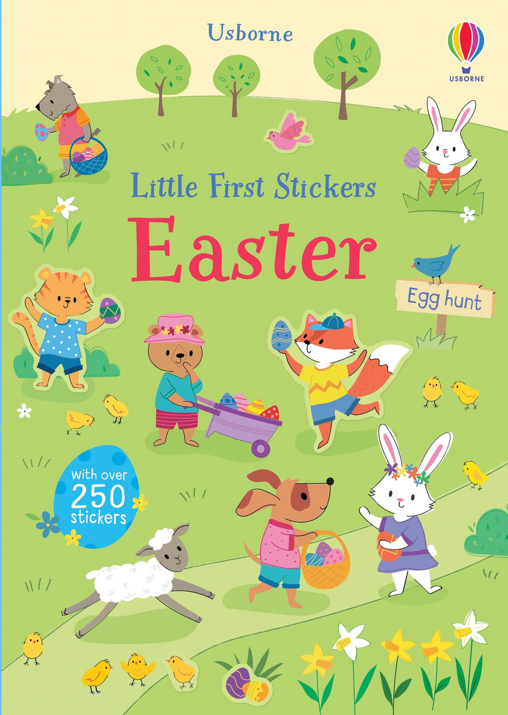 Carte cu peste 250 stickere de Paste, Little First Stickers Easter, Usborne, +3 ani