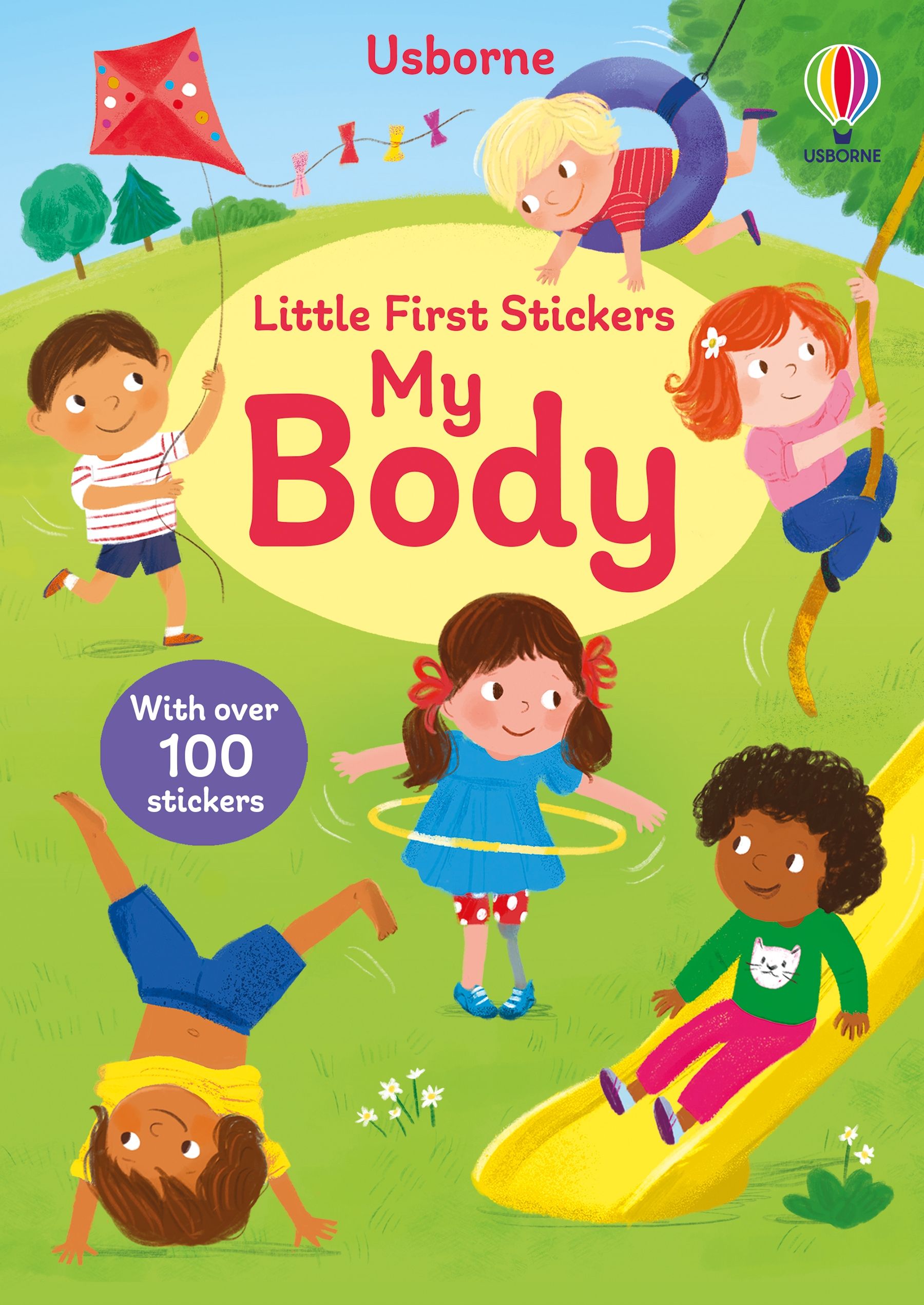Carte cu stickere Little First Stickers My Body, Usborne, +3 ani