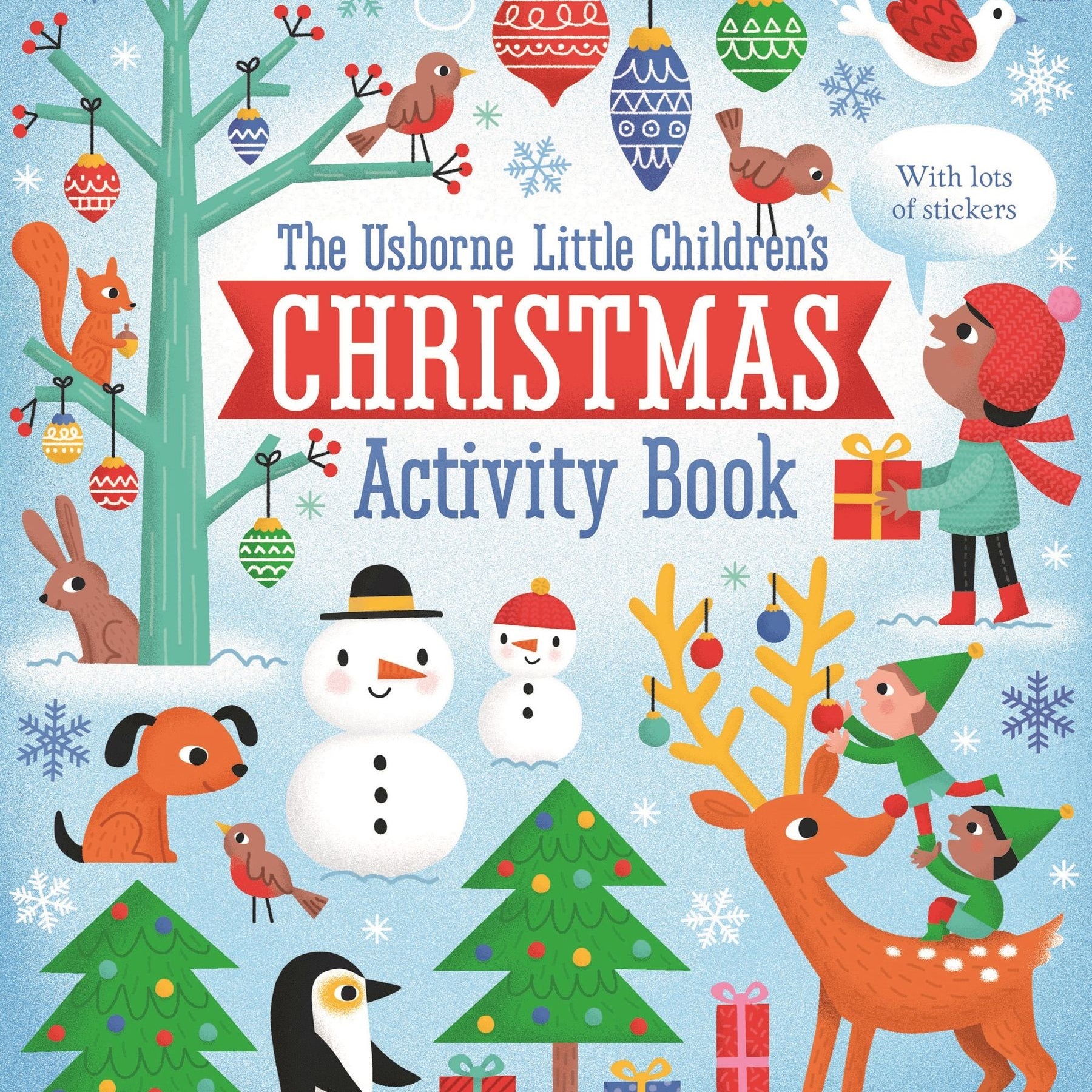 Caiet de activitati de Craciun pentru copii mici, Little Children's Christmas Activity Book, Usborne, +4 ani