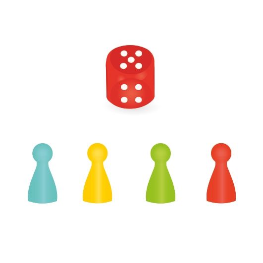 Carte si joc pentru copii - "Ludo Board Game Animals", Usborne, +3ani