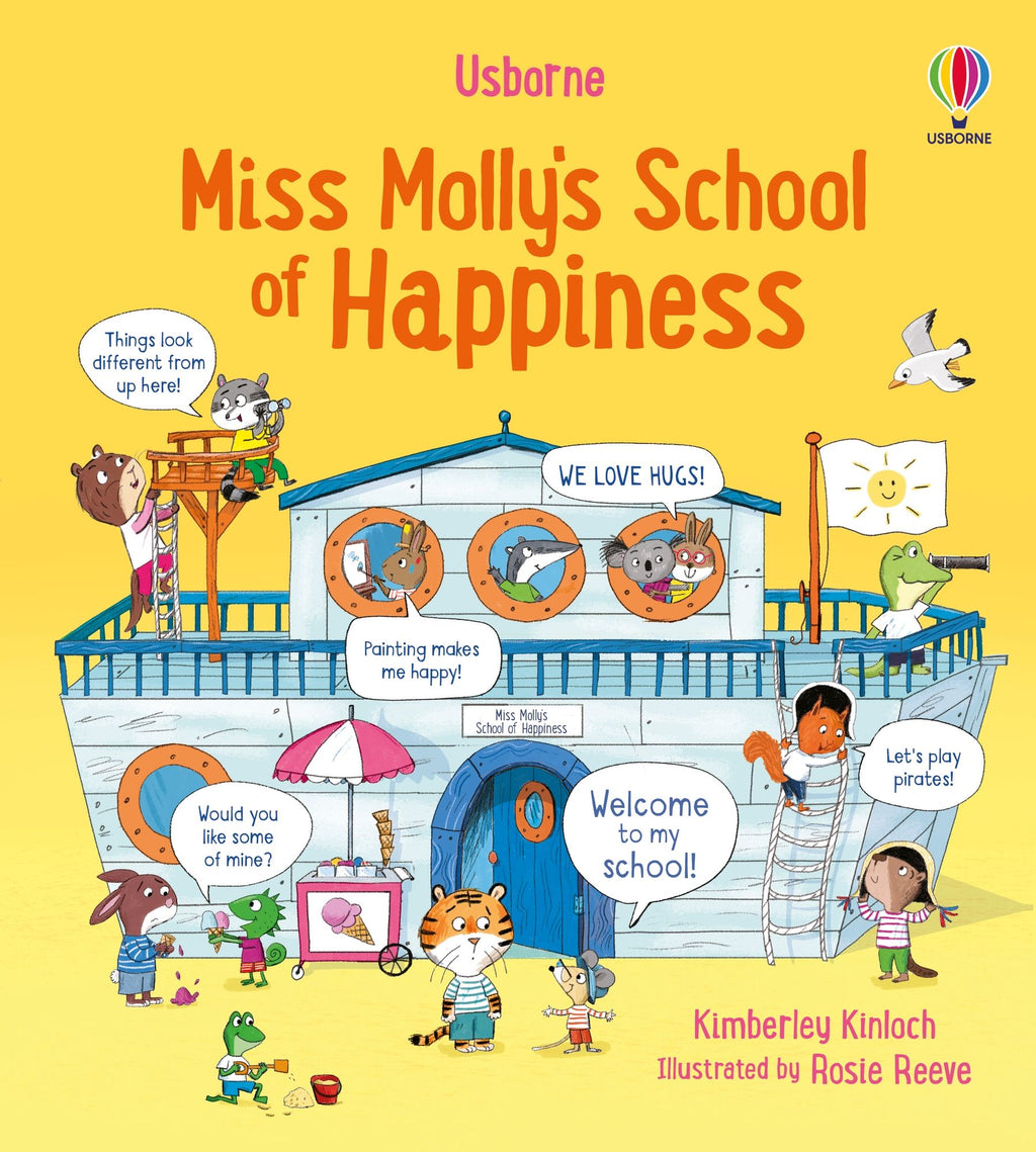 Carte de povesti Scoala de fericire a Domnisoarei Molly, Miss Molly's School of Happiness, Usborne, +3 ani