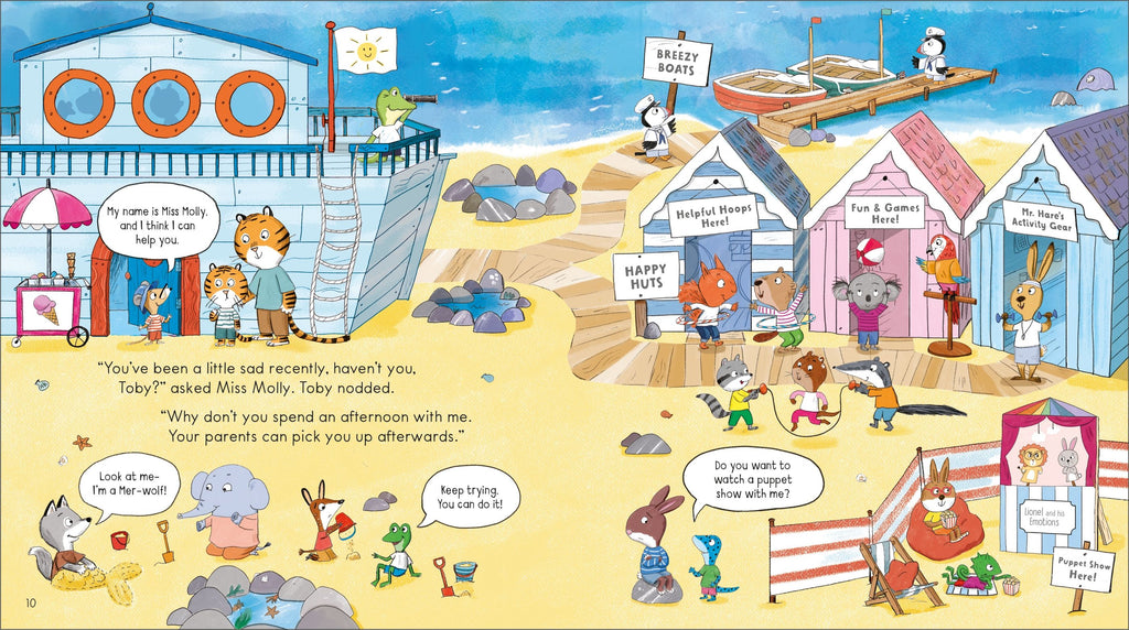 Carte de povesti Scoala de fericire a Domnisoarei Molly, Miss Molly's School of Happiness, Usborne, +3 ani