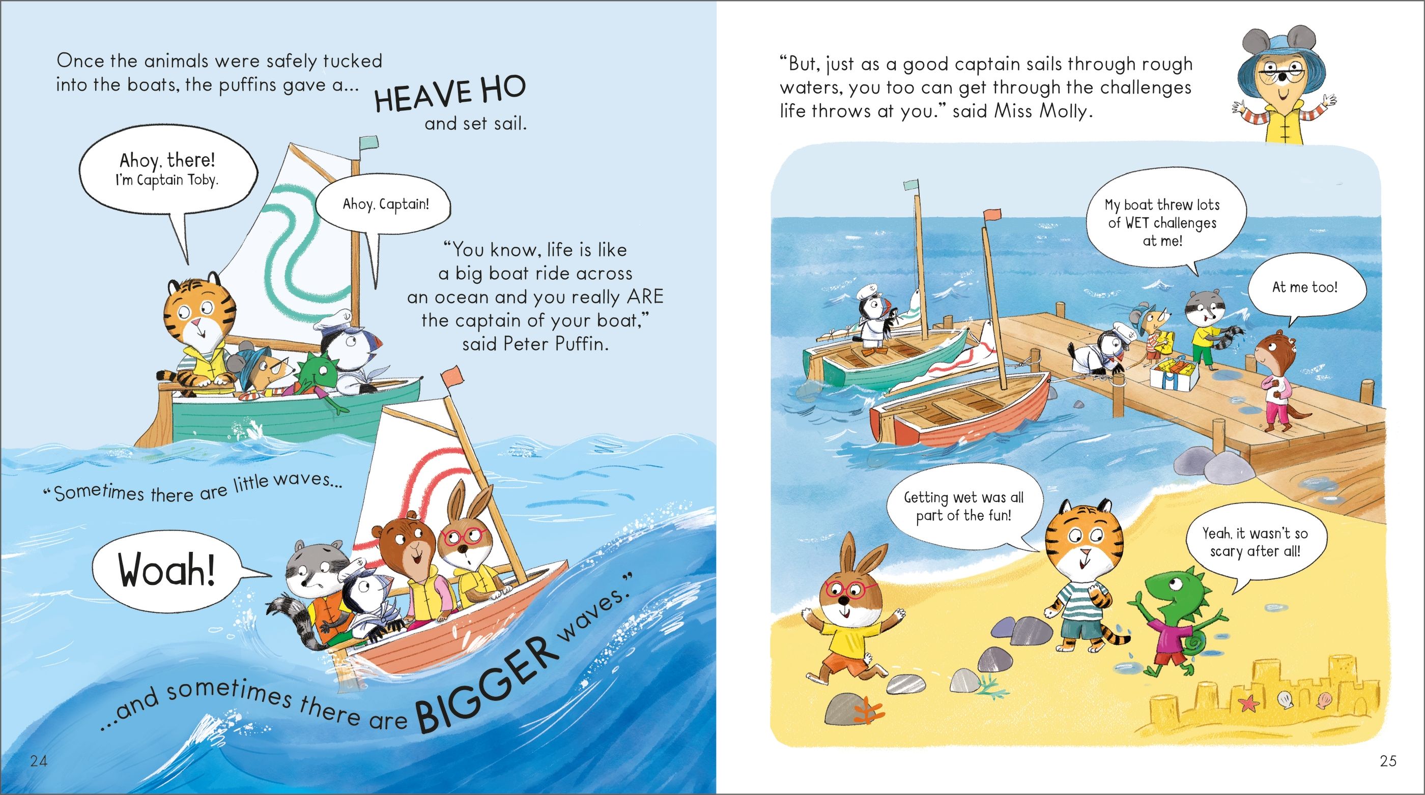 Carte de povesti Scoala de fericire a Domnisoarei Molly, Miss Molly's School of Happiness, Usborne, +3 ani