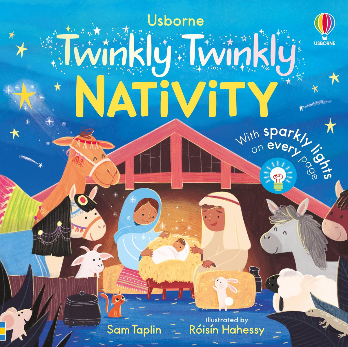 Carte cu luminite Povestea Nasterii Domnului, Twinkly Twinkly, Usborne, +12 luni
