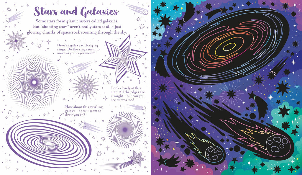 Carte de activitati Scratch Activities Night Sky, Usborne, +6 ani