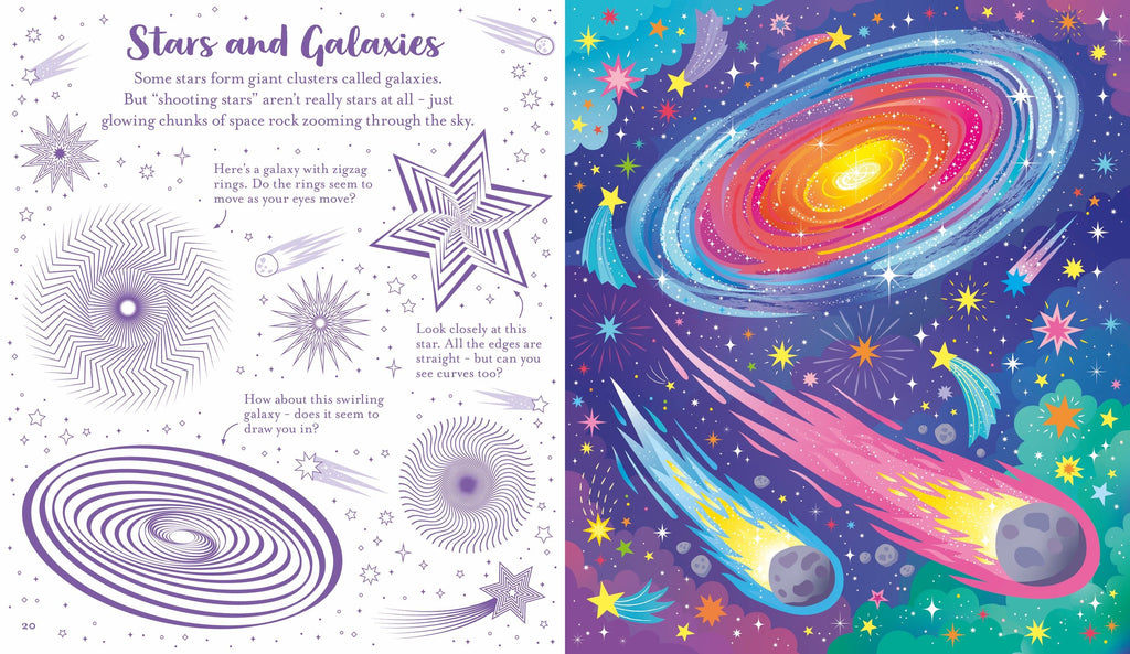 Carte de activitati Scratch Activities Night Sky, Usborne, +6 ani