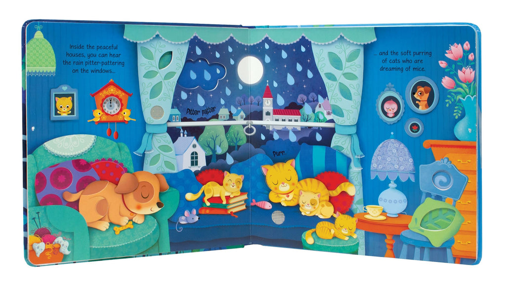 Cartea cu sunete Sunetele noptii, Night Sounds, Usborne, +3 ani