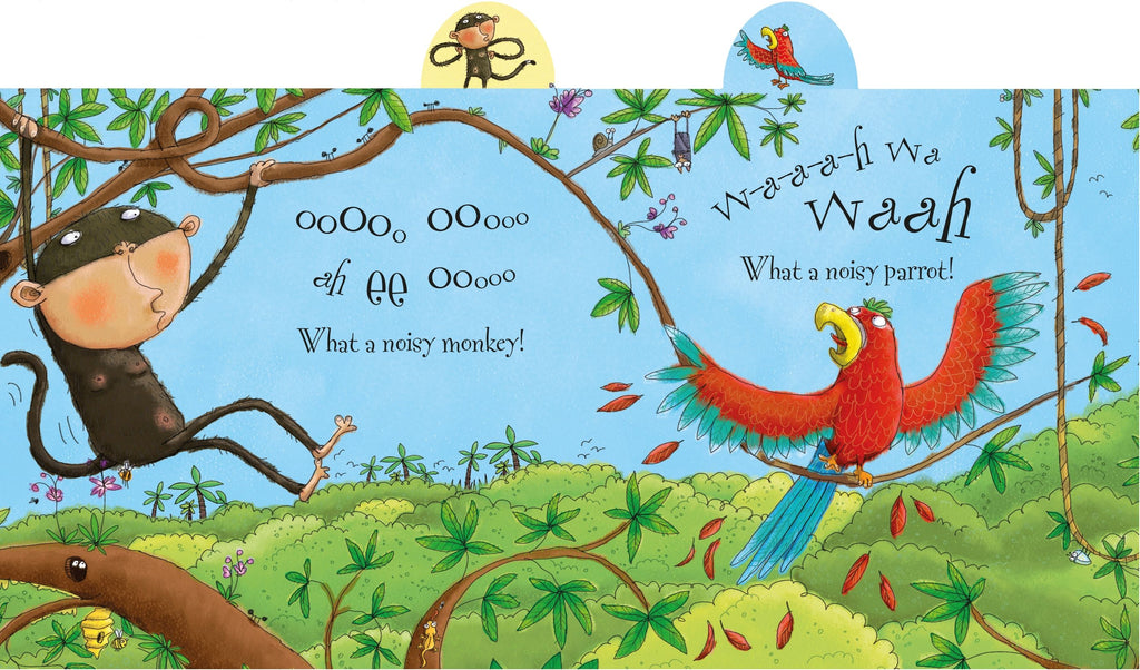 Carte cu sunete Noisy Jungle, Usborne, +3 ani