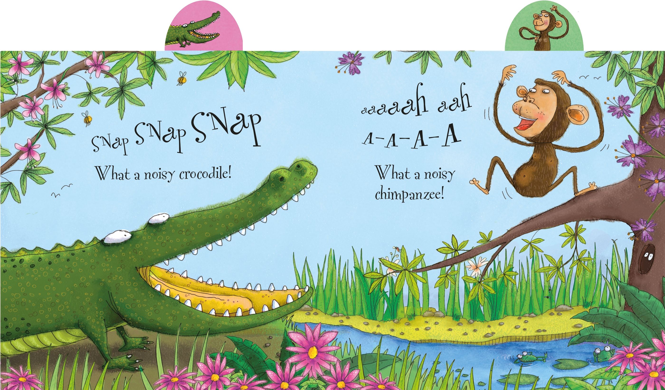 Carte cu sunete Noisy Jungle, Usborne, +3 ani