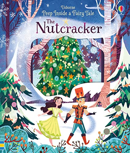 Carte interactiva cu clapete Priveste in interiorul unei povesti Spargatorul de nuci, Peep inside a Fairy Tale The Nutcracker, Usborne, +3 ani