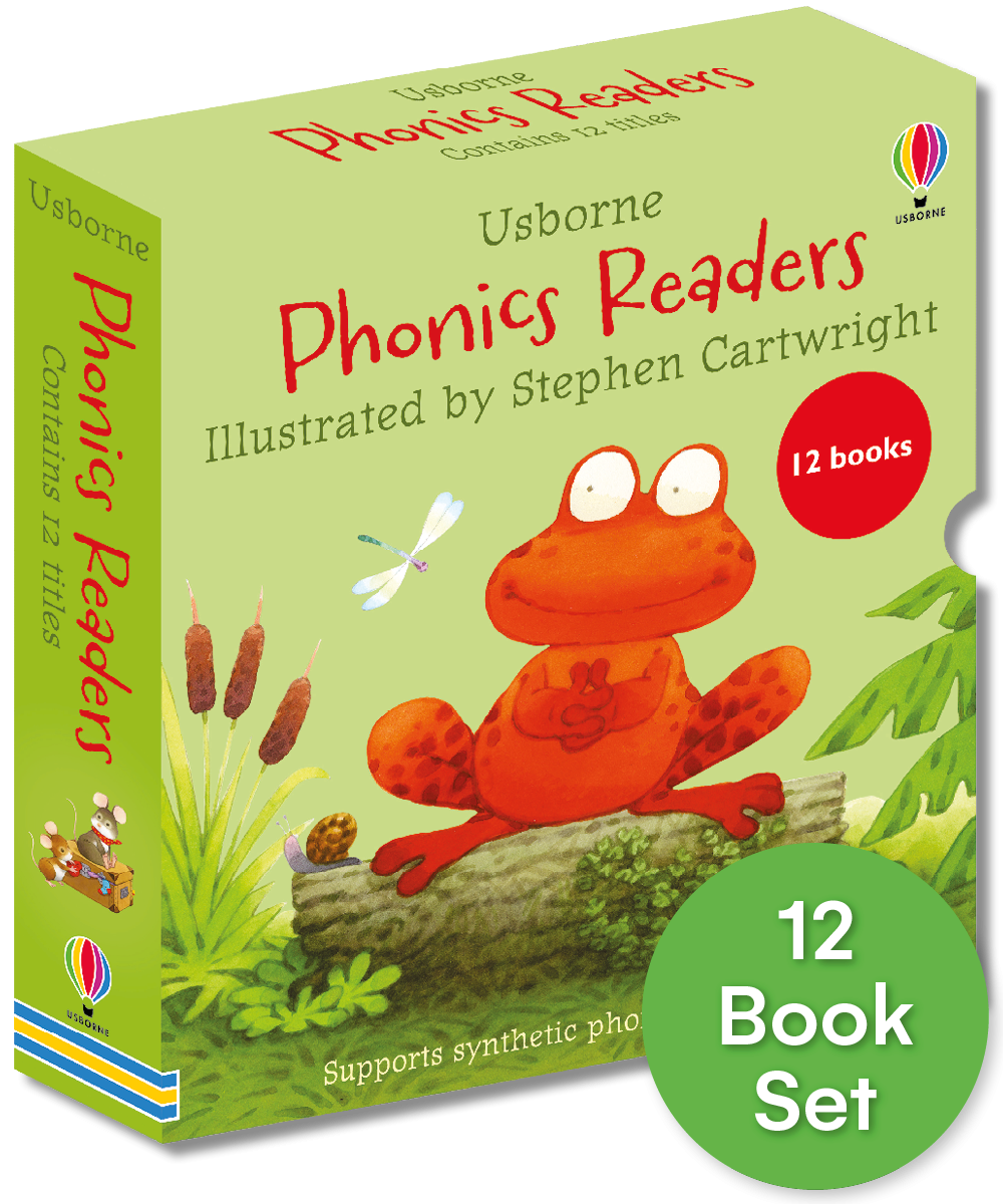 Set 12 povești pentru copii, Phonics Readers, Usborne, +2 ani