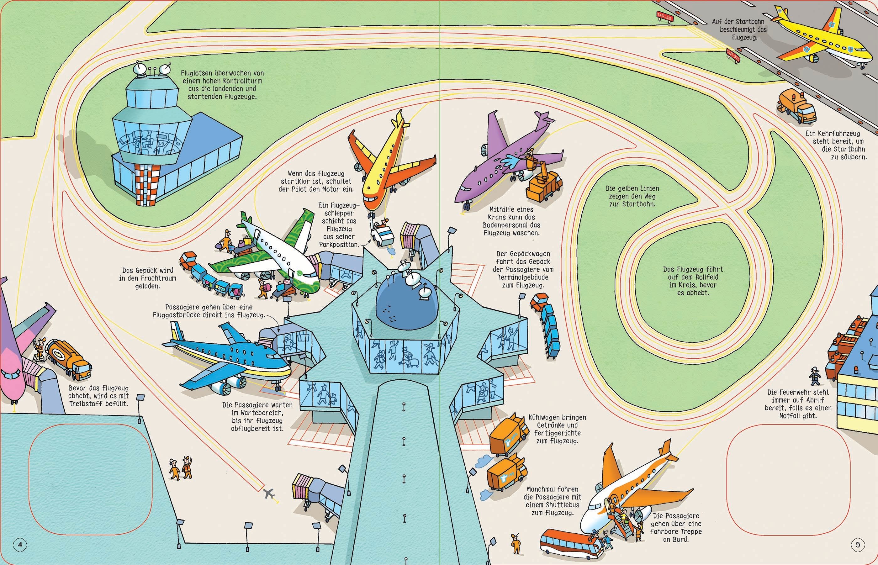 Carte interactiva cu jucarie Wind-Up Plane Book, Usborne, +3 ani