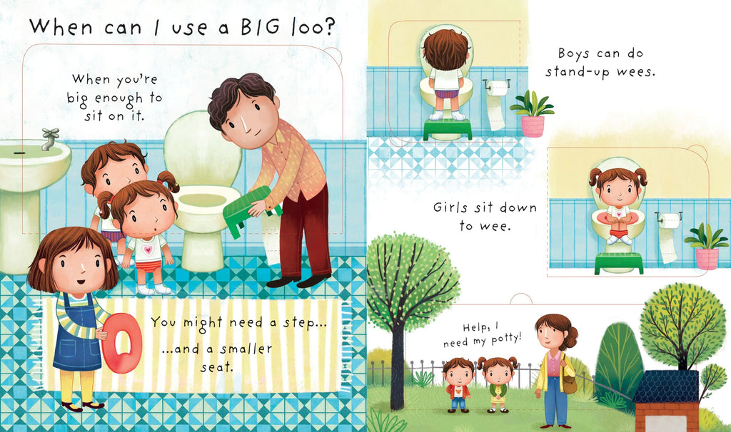 Carte pentru copii cu clapete de ridicat - Primele întrebări și răspunsuri: De ce avem nevoie de olita?, Very First Questions and Answers Why do we need a potty?, Usborne, +2 ani