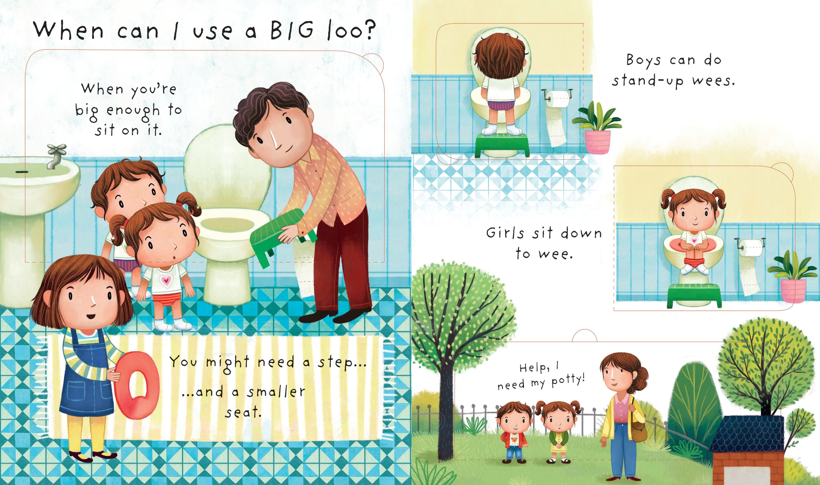 Carte pentru copii cu clapete de ridicat - Primele întrebări și răspunsuri: De ce avem nevoie de olita?, Very First Questions and Answers Why do we need a potty?, Usborne, +2 ani