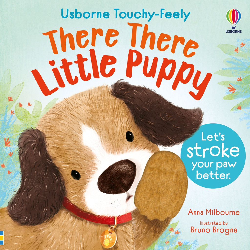 Carte senzoriala There There Little Puppy, Usborne, +6 luni