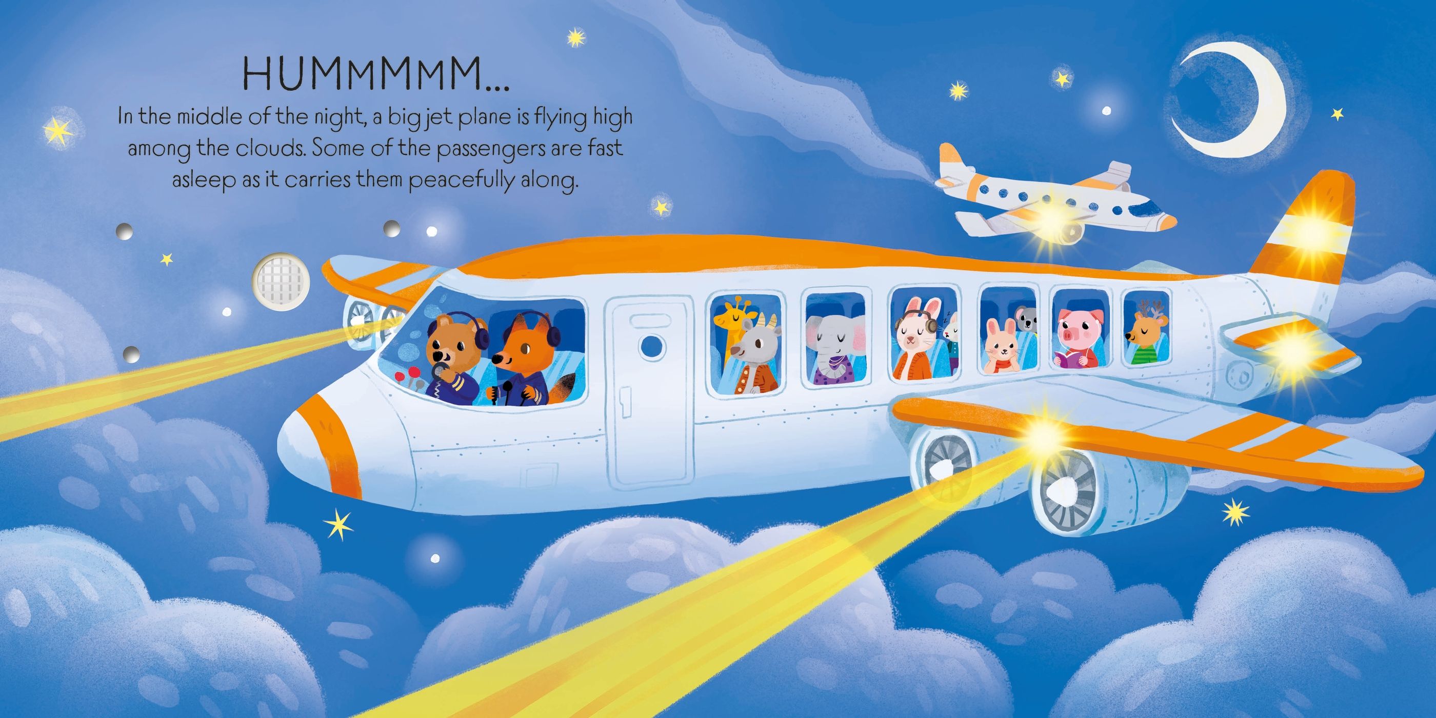 Carte cu lumini si sunete Avioane si elicoptere, Lights and Sounds Planes and Helicopters, Usborne, +12 luni