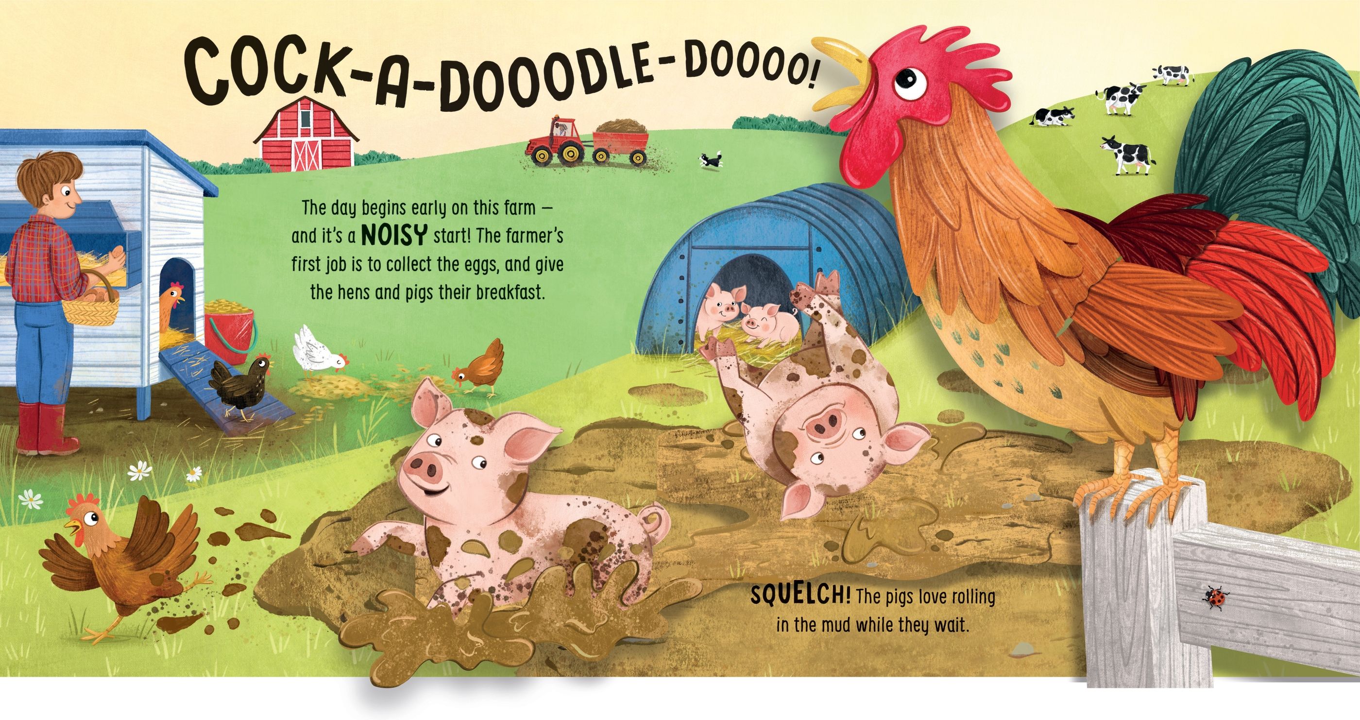 Carte interactiva Pop-up Farm, Usborne, +3 ani