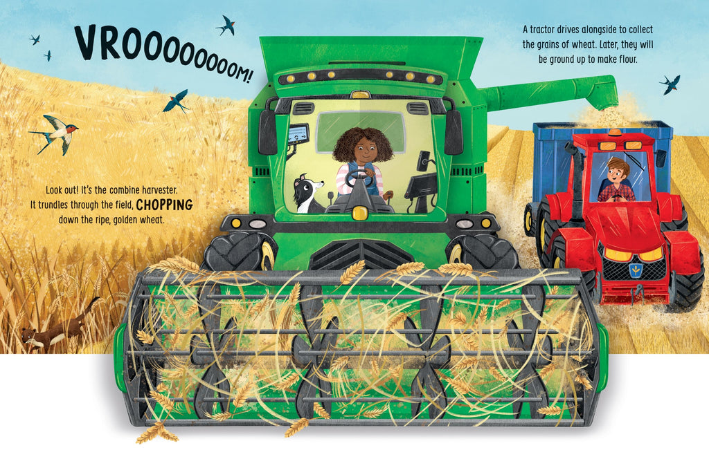 Carte interactiva Pop-up Farm, Usborne, +3 ani
