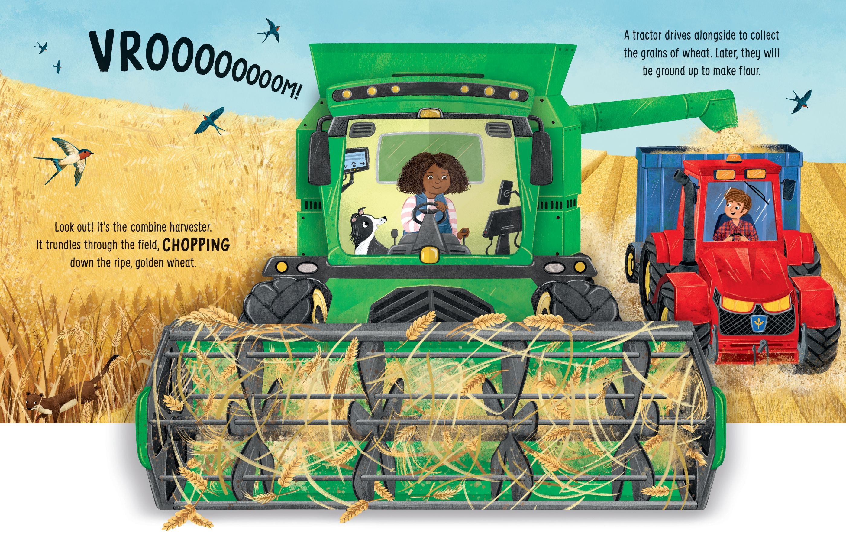 Carte interactiva Pop-up Farm, Usborne, +3 ani