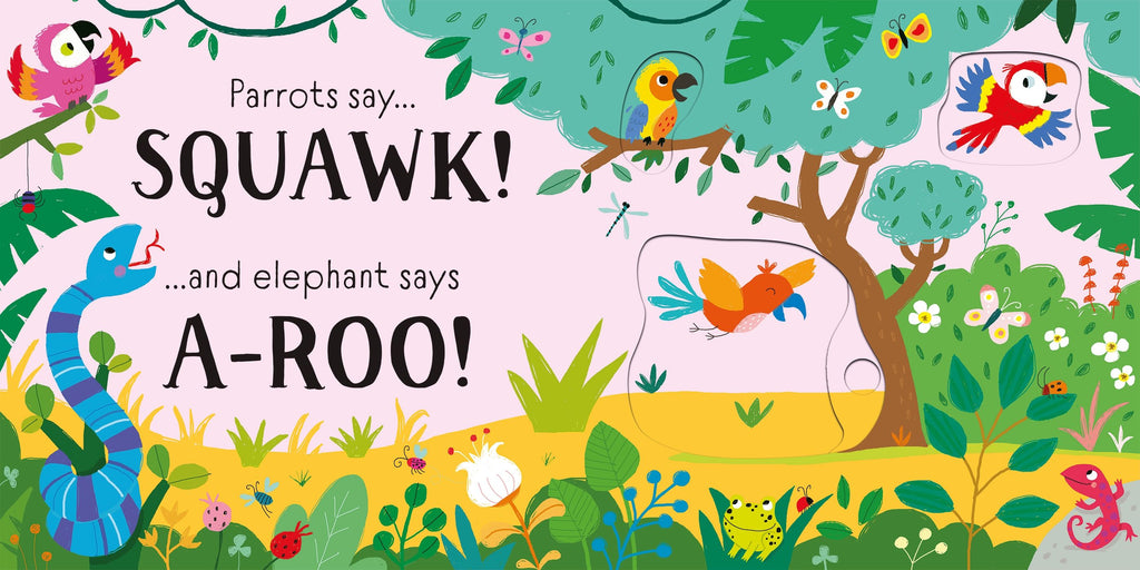 Carte interactiva cu sunete si ferestre glisante Roarr! Slider Sounds Books, Usborne, +6 luni