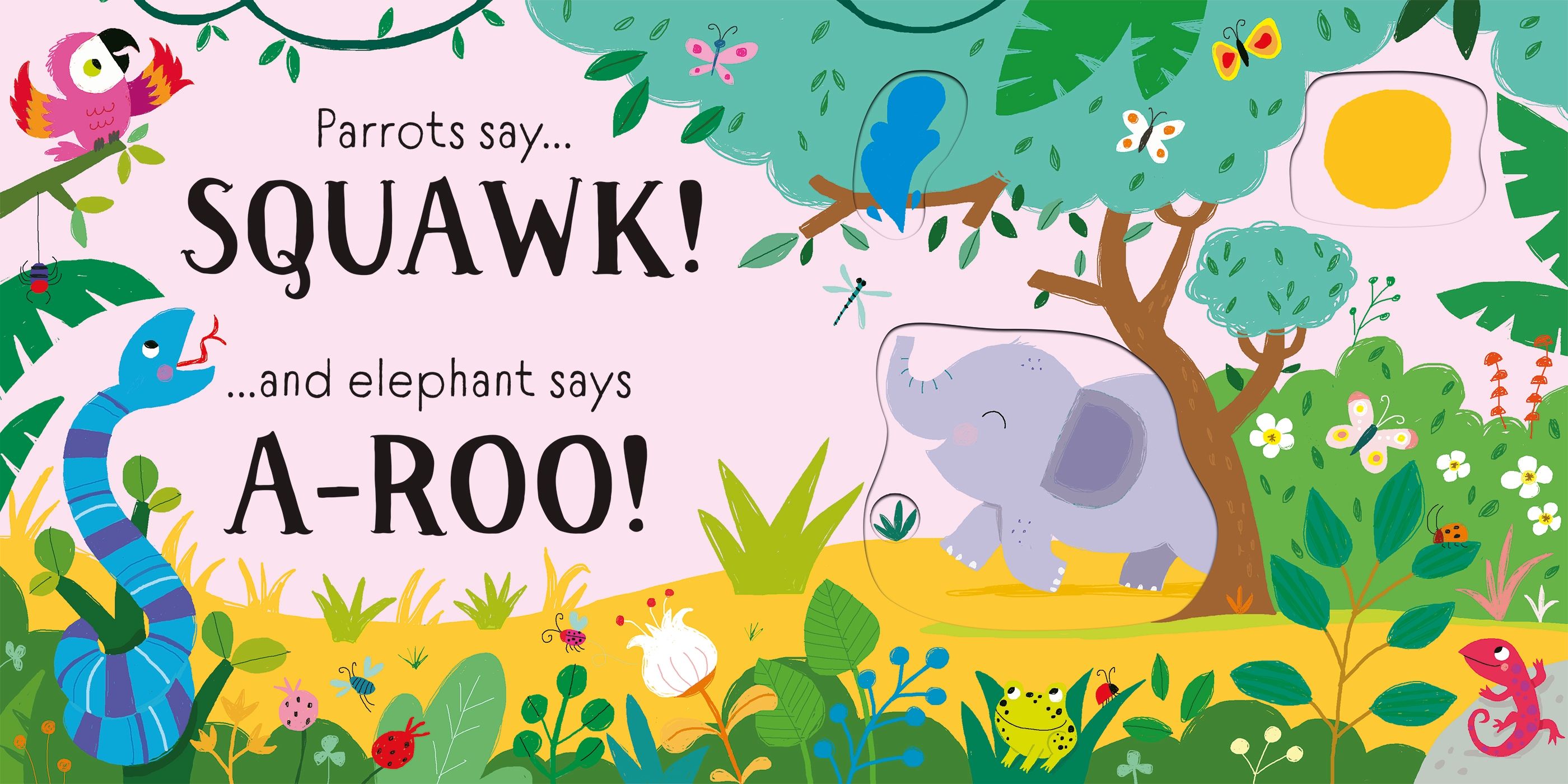 Carte interactiva cu sunete si ferestre glisante Roarr! Slider Sounds Books, Usborne, +6 luni