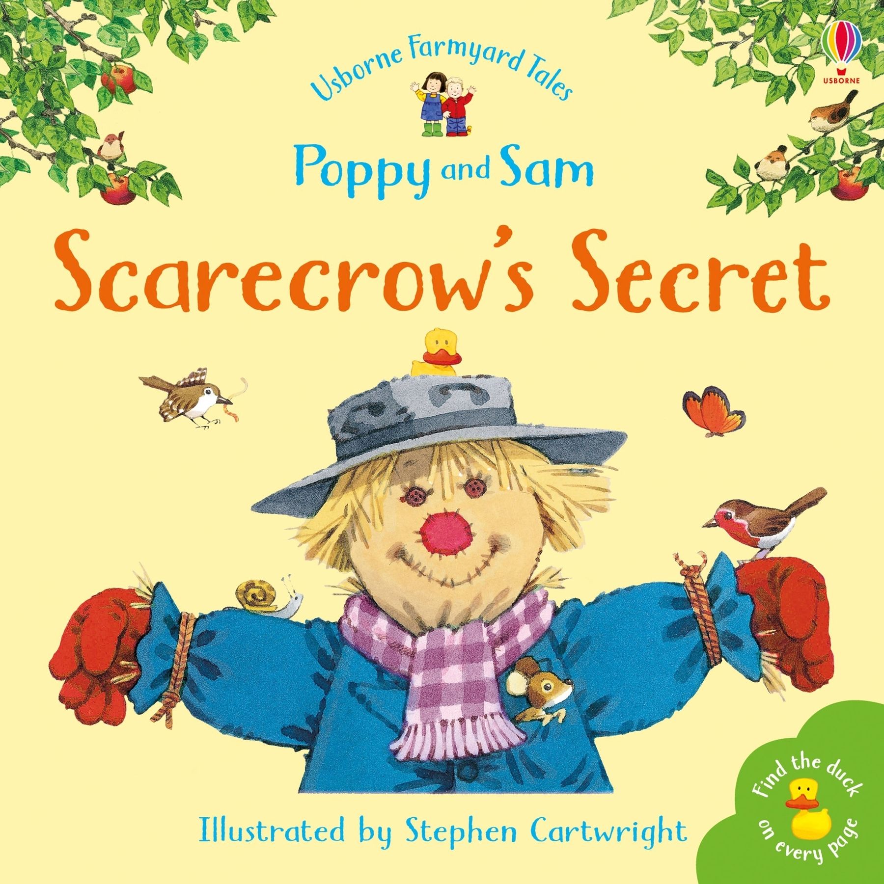 Carte de povesti Secretul Sperietorii, The Scarecrow's Secret, Poppy & Sam, Usborne, +2 ani