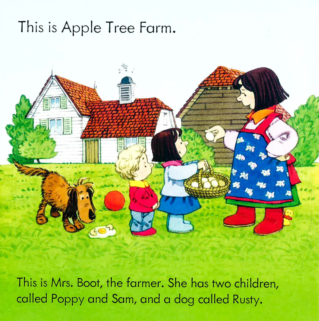 Carte de povesti Secretul Sperietorii, The Scarecrow's Secret, Poppy & Sam, Usborne, +2 ani