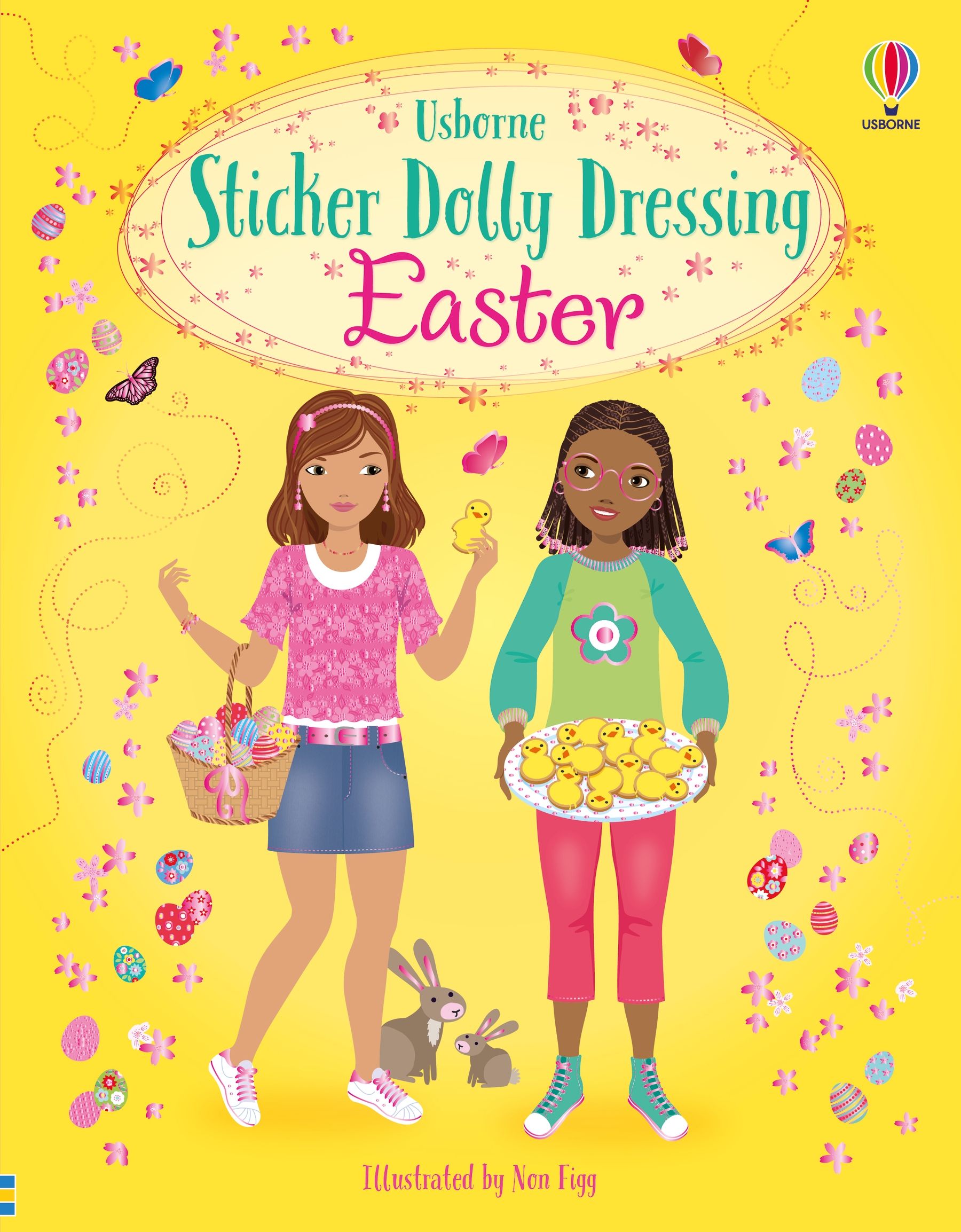Carte cu stickere Sticker Dolly Dressing Easter, +5 ani