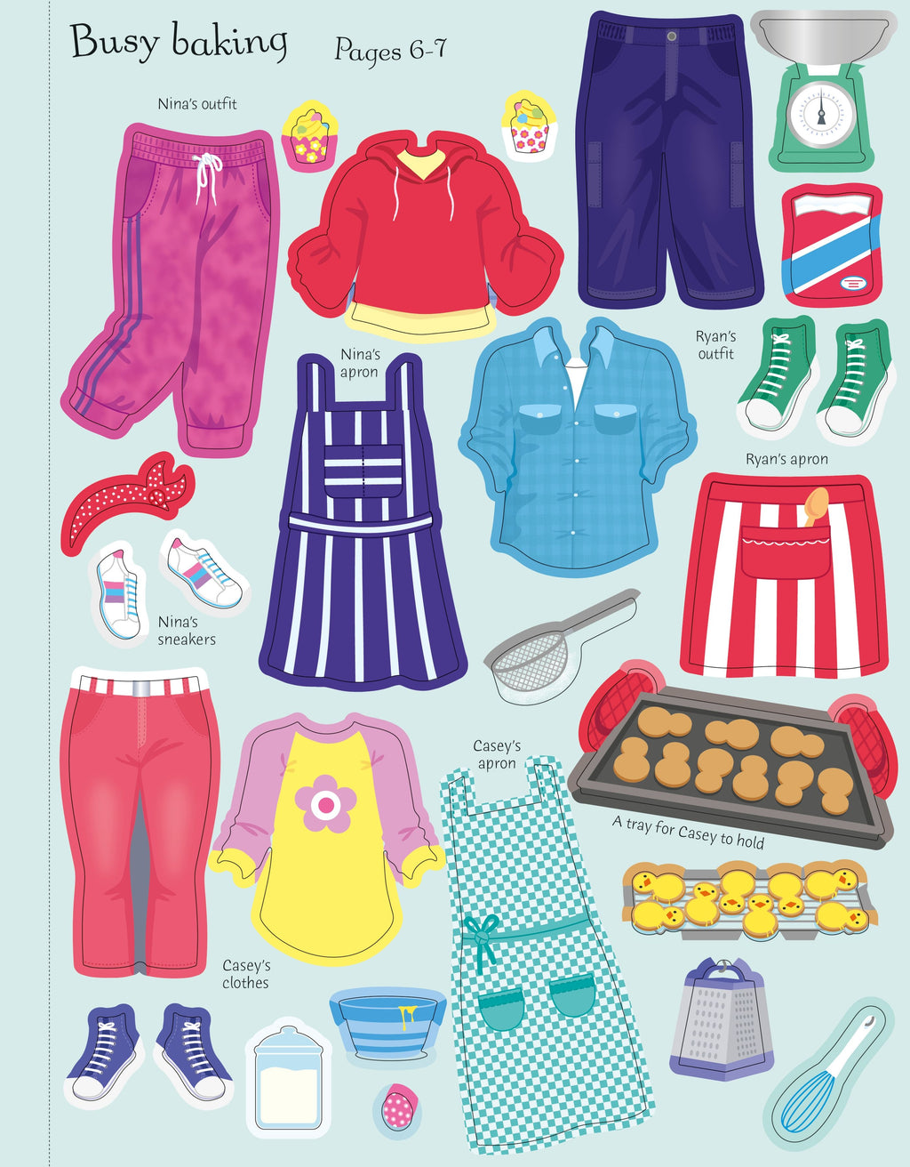 Carte cu stickere Sticker Dolly Dressing Easter, +5 ani