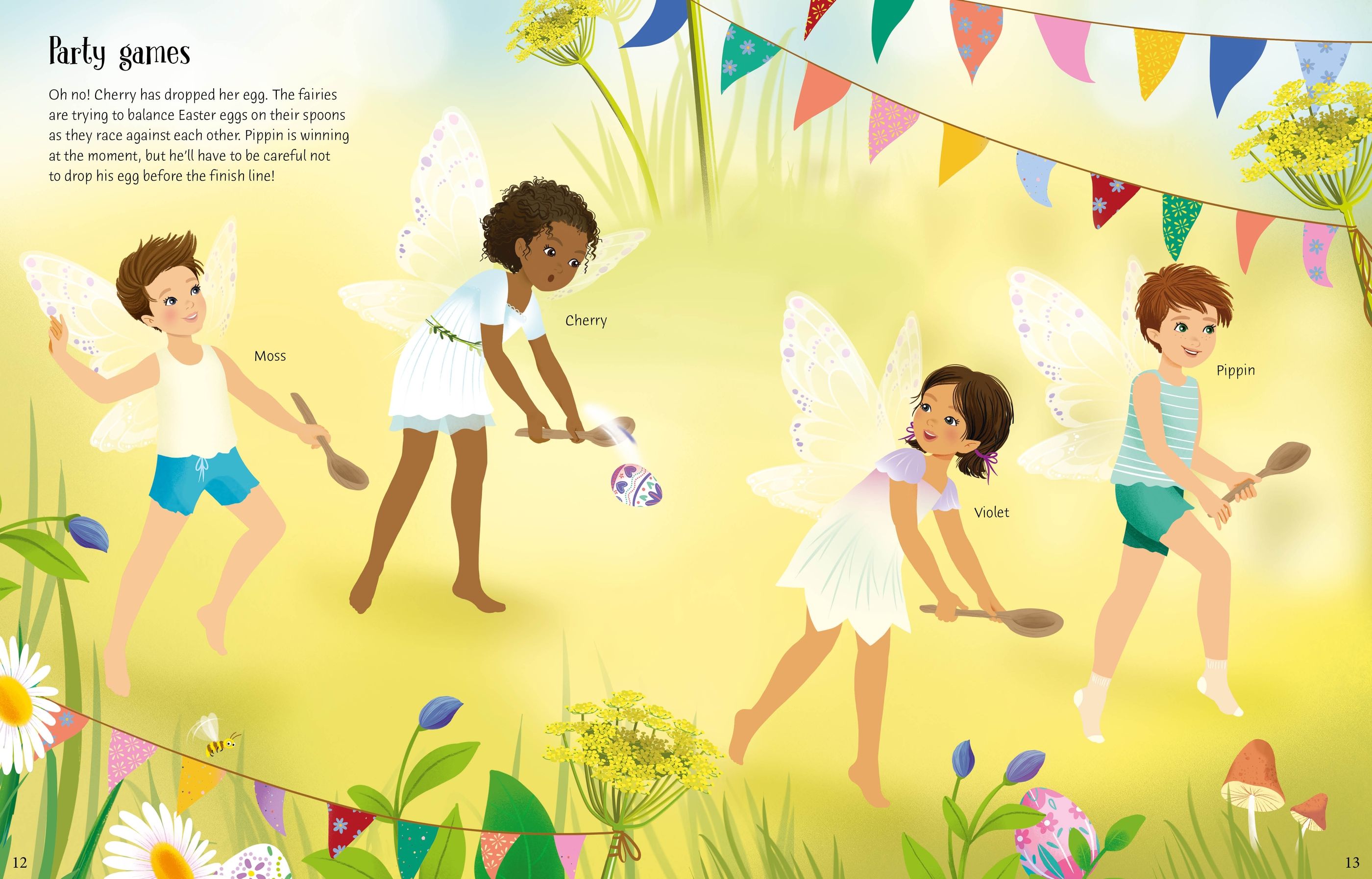 Carte cu stickere Sticker Dolly Dressing Easter Party, Usborne, +5 ani