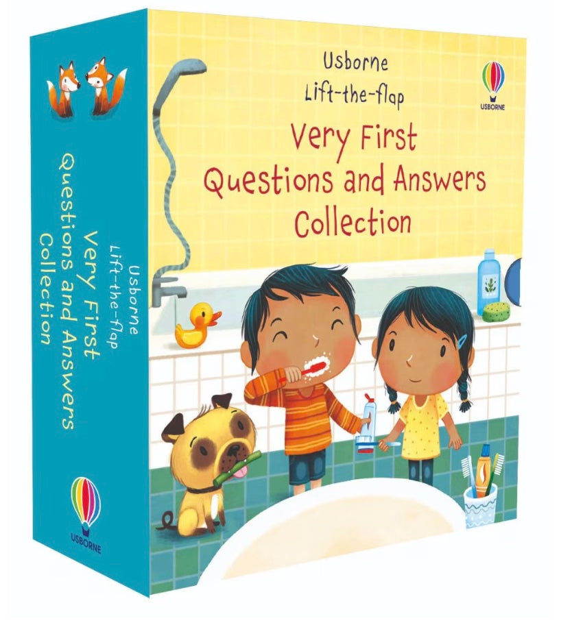 Set de 4 carti cu clapete din Colectia „Lift-the-flap”, Usborne, +5 ani