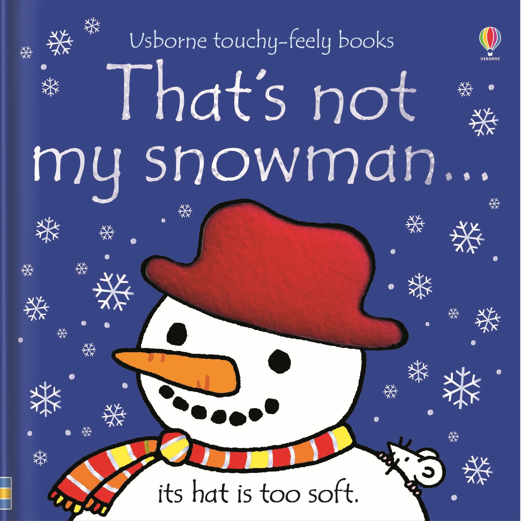 Set carte tactila si jucarie de plus That's not my Snowman..., Usborne, +3 luni