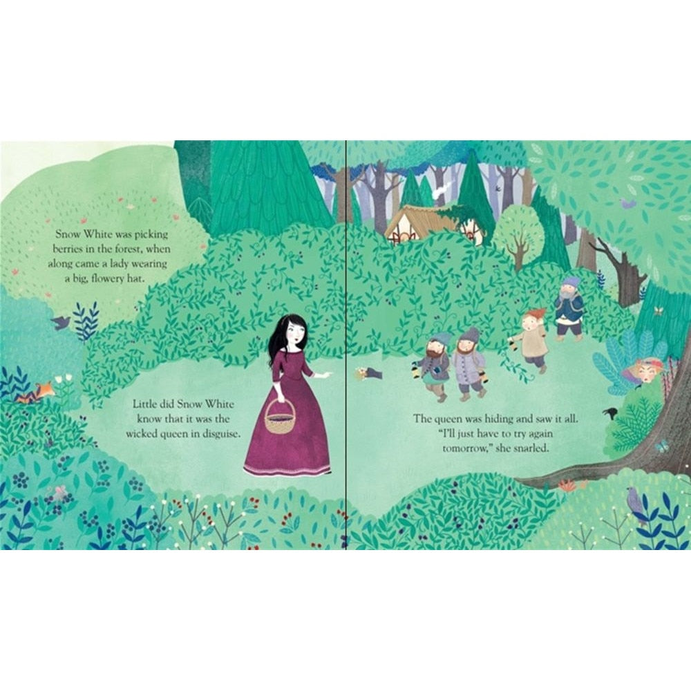 Carte cu clapete Alba ca Zapada si cei sapte pitici, Peep Inside a Fairy Tale Snow White and the Seven Dwarfs, Usborne, +3 ani