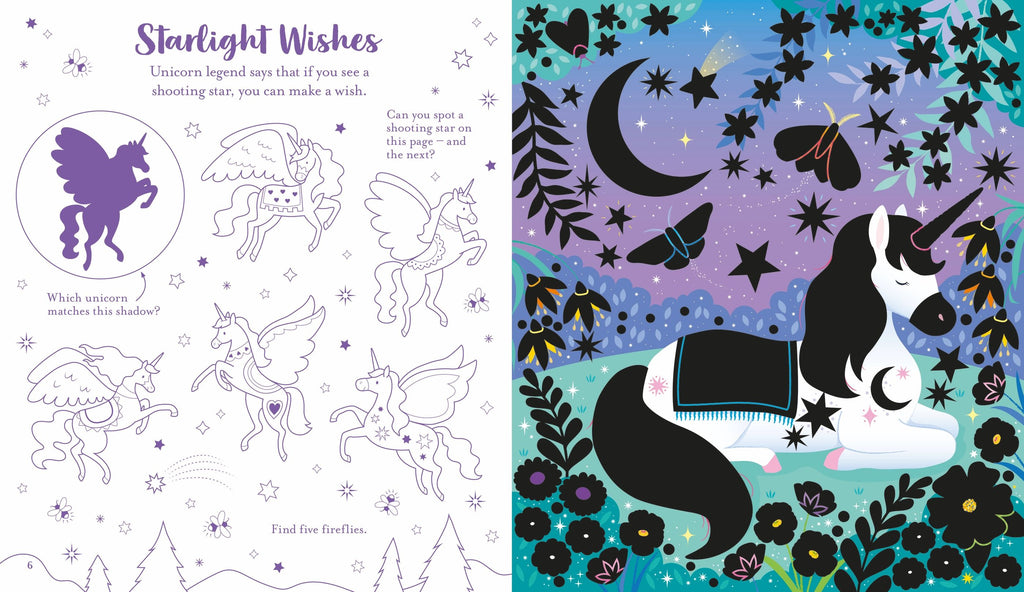 Carte de activitati Unicorni, Scratch Activities Unicorns, Usborne, +6 ani