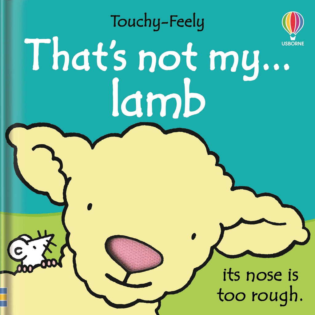 Carte senzoriala That's not my lamb..., Touchy-Feely, Usborne, +3 luni