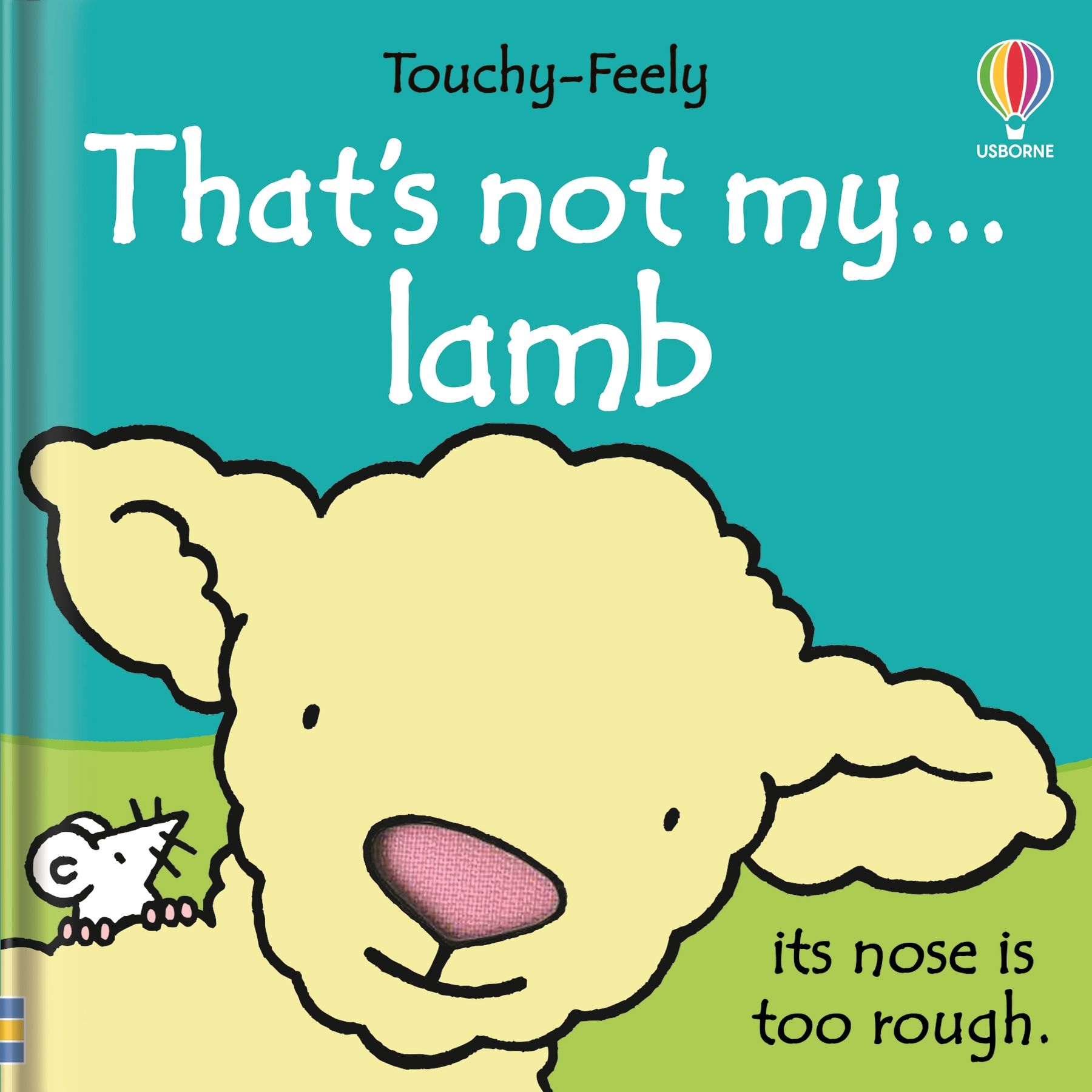 Carte senzoriala That's not my lamb..., Touchy-Feely, Usborne, +3 luni