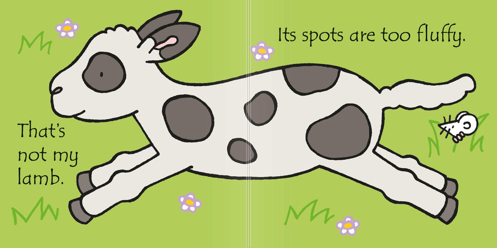 Carte senzoriala That's not my lamb..., Touchy-Feely, Usborne, +3 luni