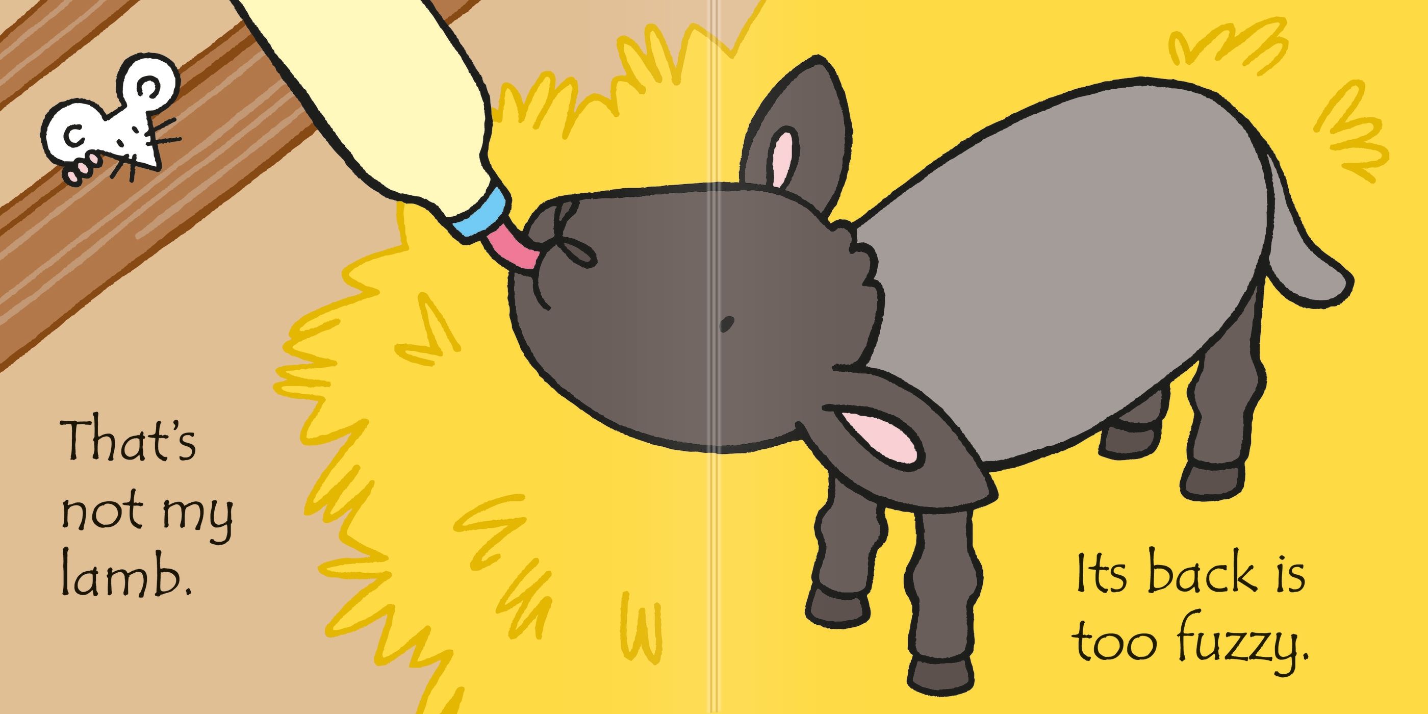 Carte senzoriala That's not my lamb..., Touchy-Feely, Usborne, +3 luni