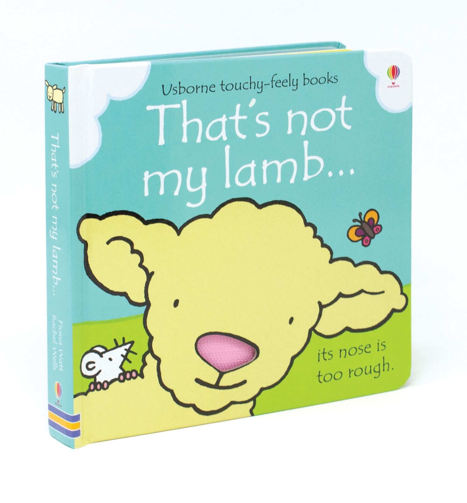Carte senzoriala That's not my lamb..., Touchy-Feely, Usborne, +3 luni