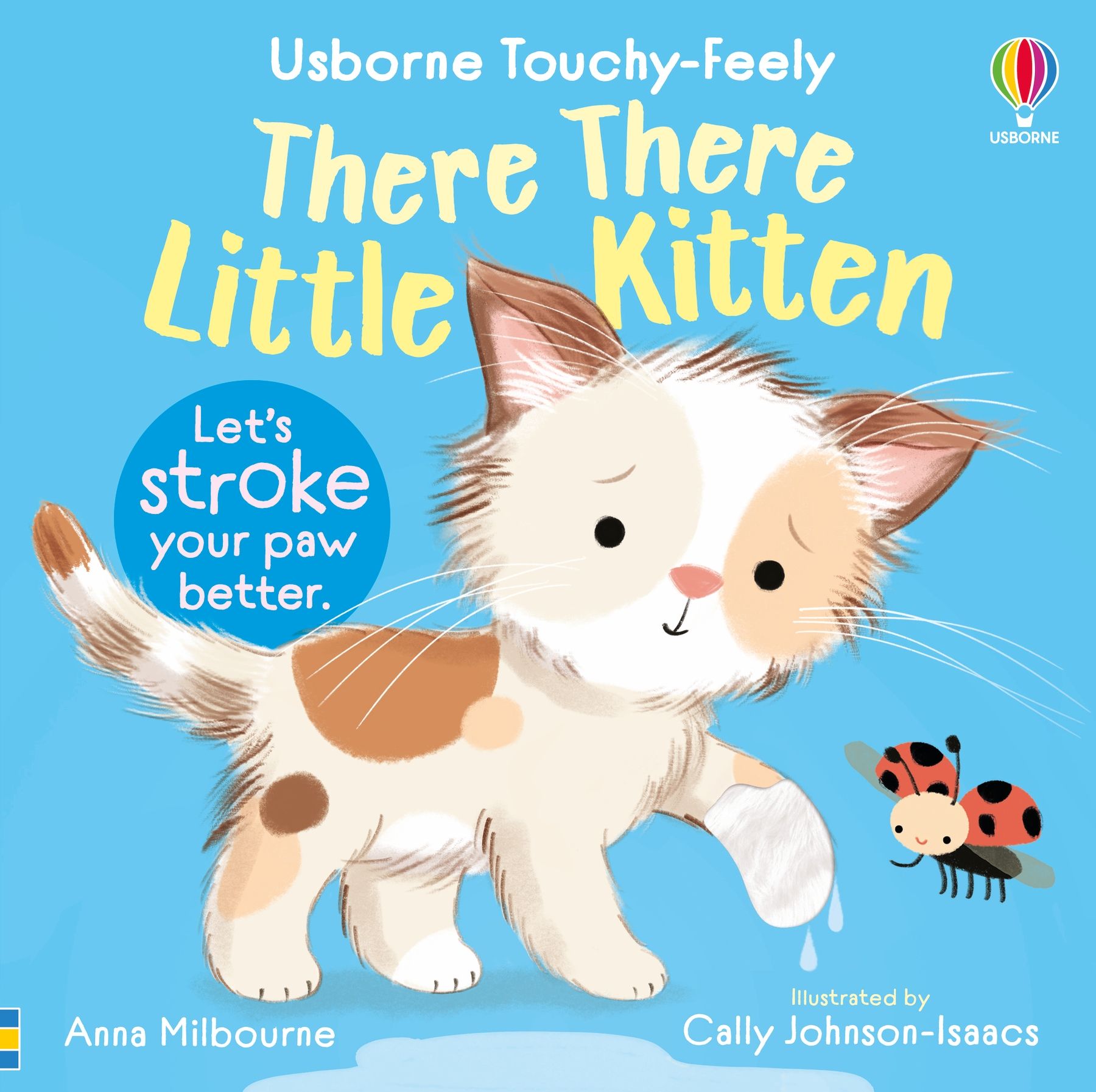 Carte senzoriala There There Little Kitten, Usborne, +6 luni