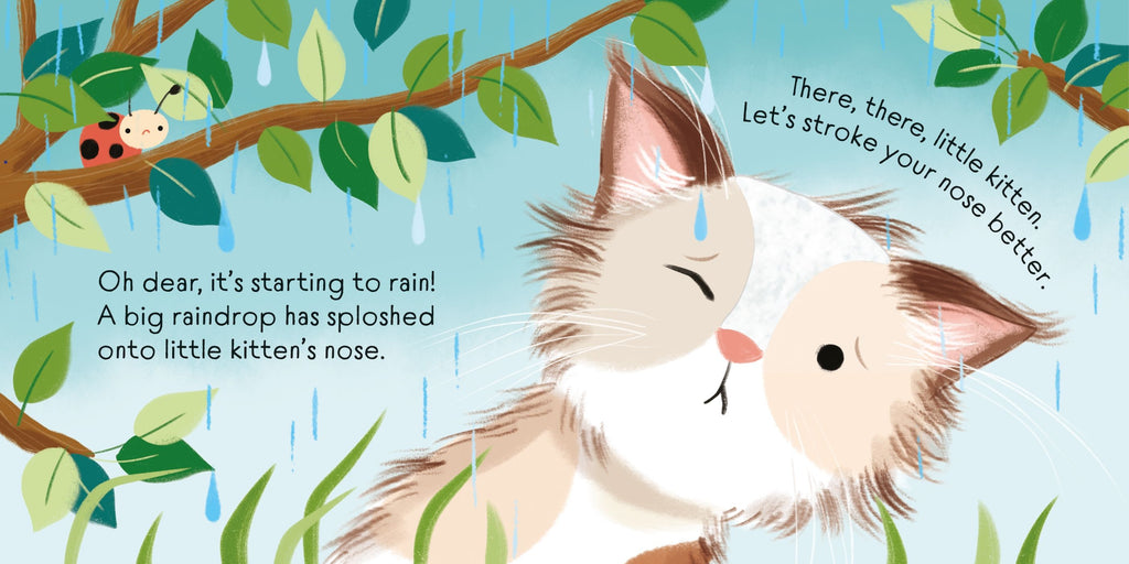 Carte senzoriala There There Little Kitten, Usborne, +6 luni