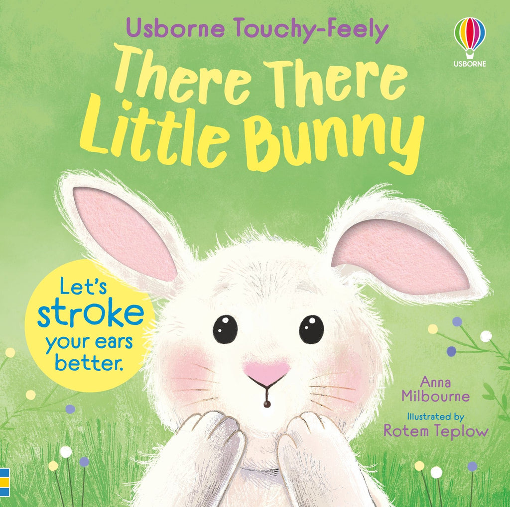 Carte senzoriala There There Little Bunny, Usborne, +6 luni