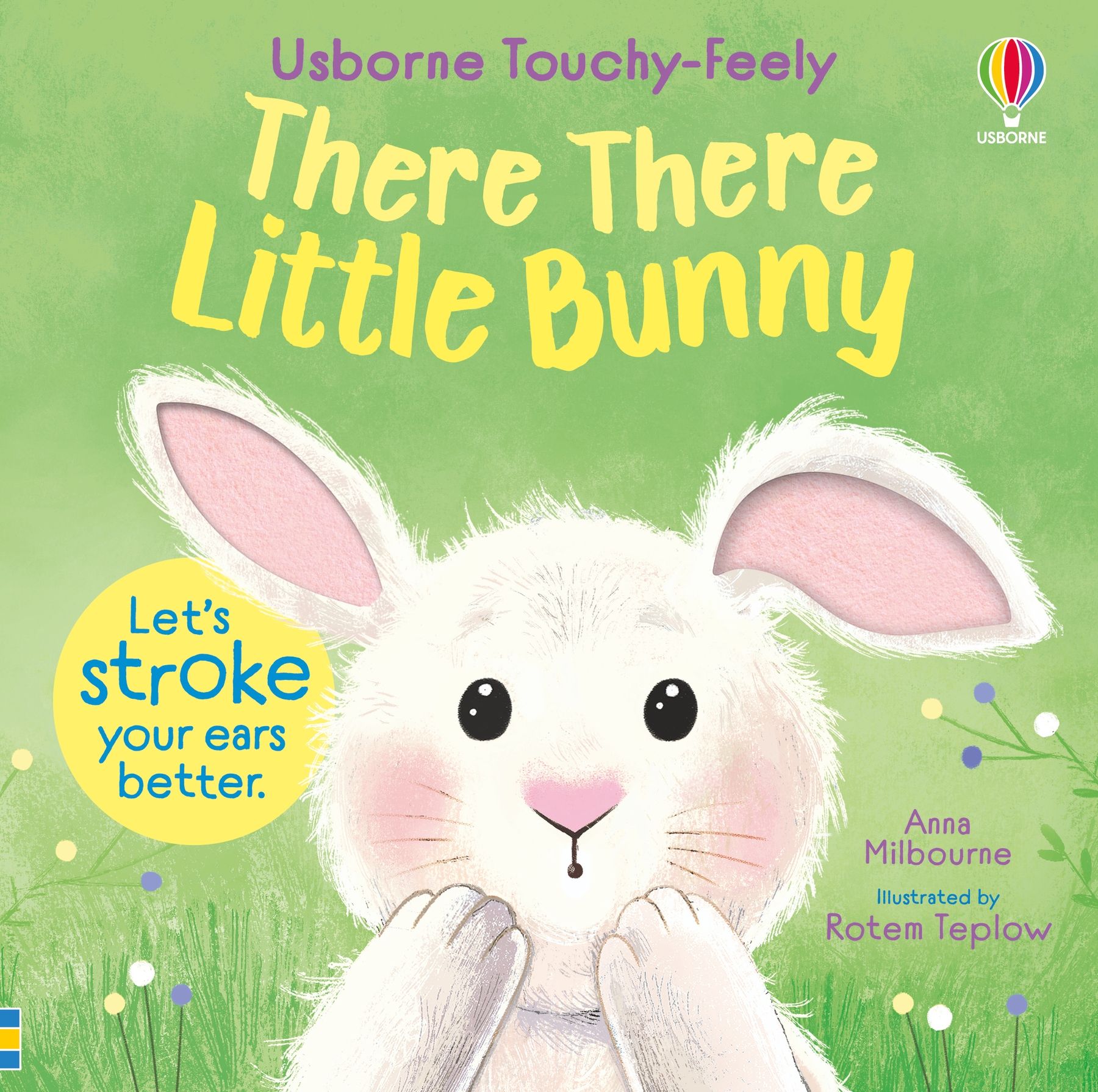 Carte senzoriala There There Little Bunny, Usborne, +6 luni