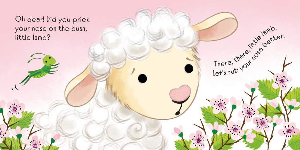 Carte sezoriala There There Little Lamb, Usborne, +6 luni