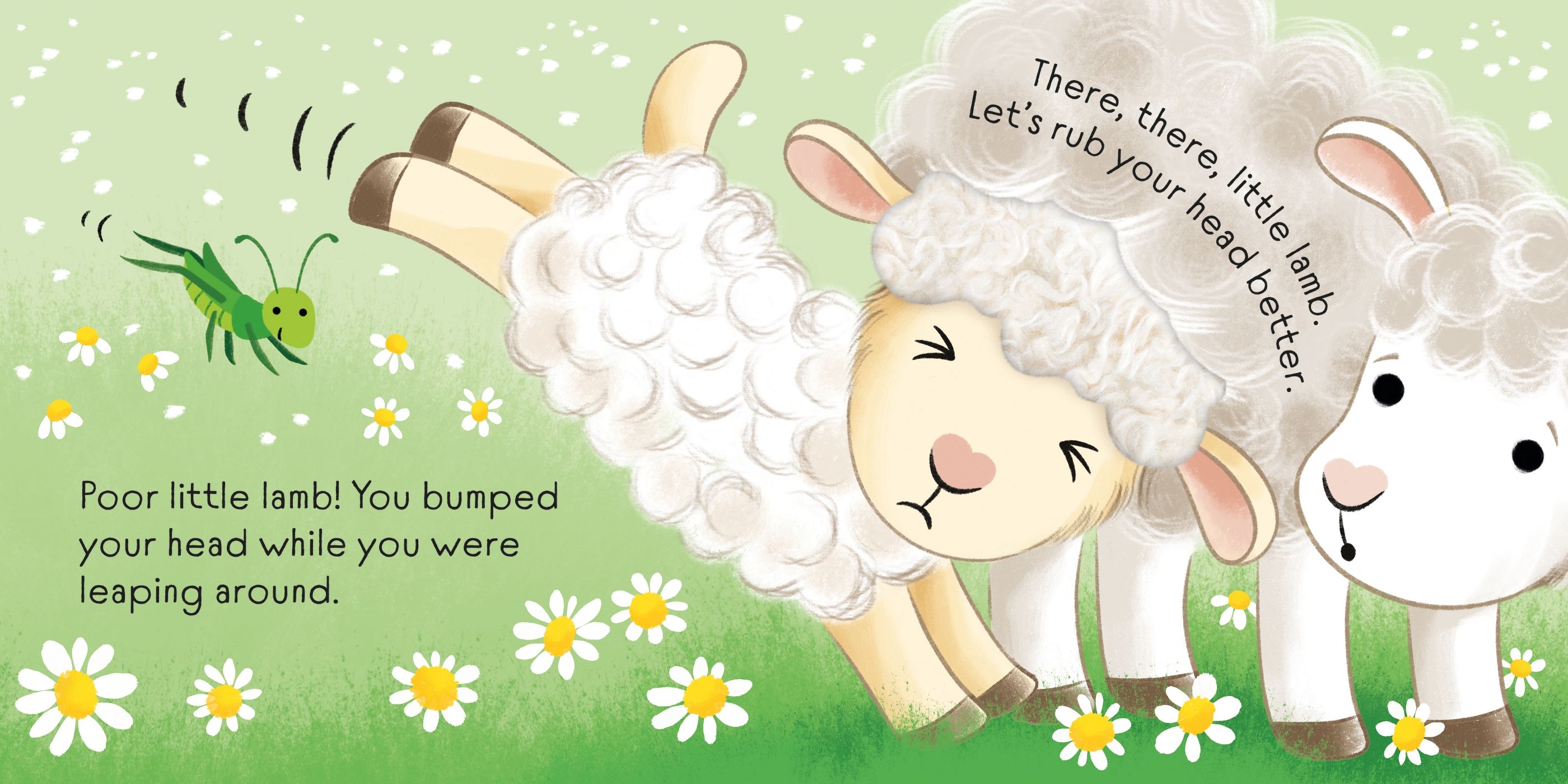 Carte sezoriala There There Little Lamb, Usborne, +6 luni
