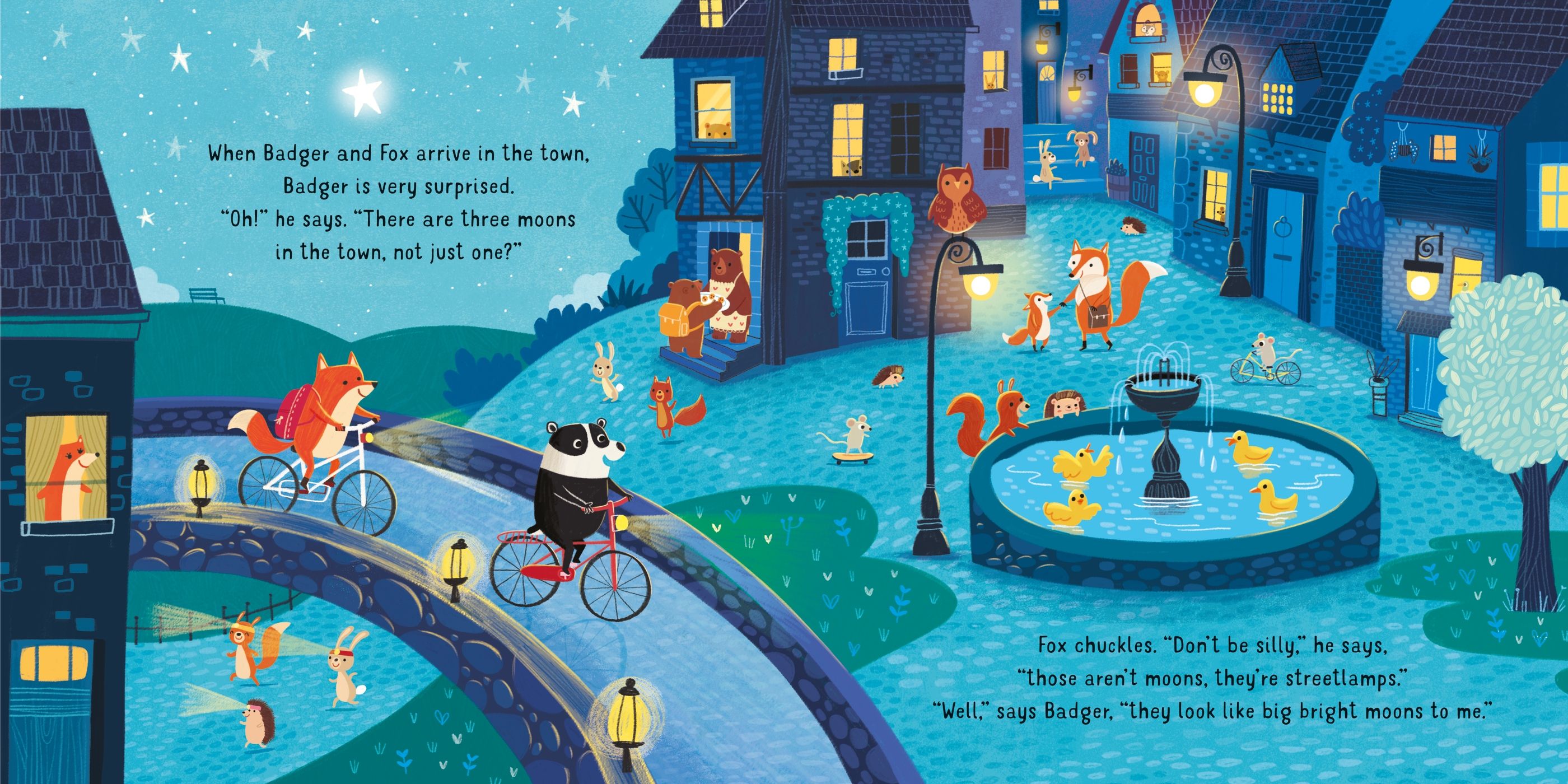 Carte interactiva cu lumini Twinkly Twinkly Night Time, Usborne, +6 luni