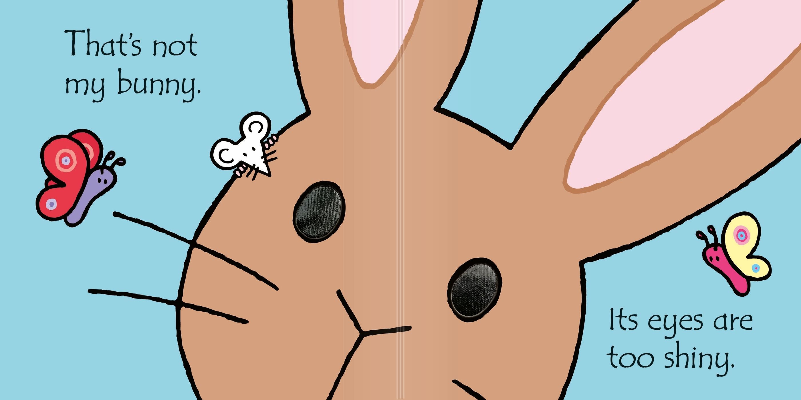 Carte senzoriala That's not my bunny…, Usborne, +3 luni