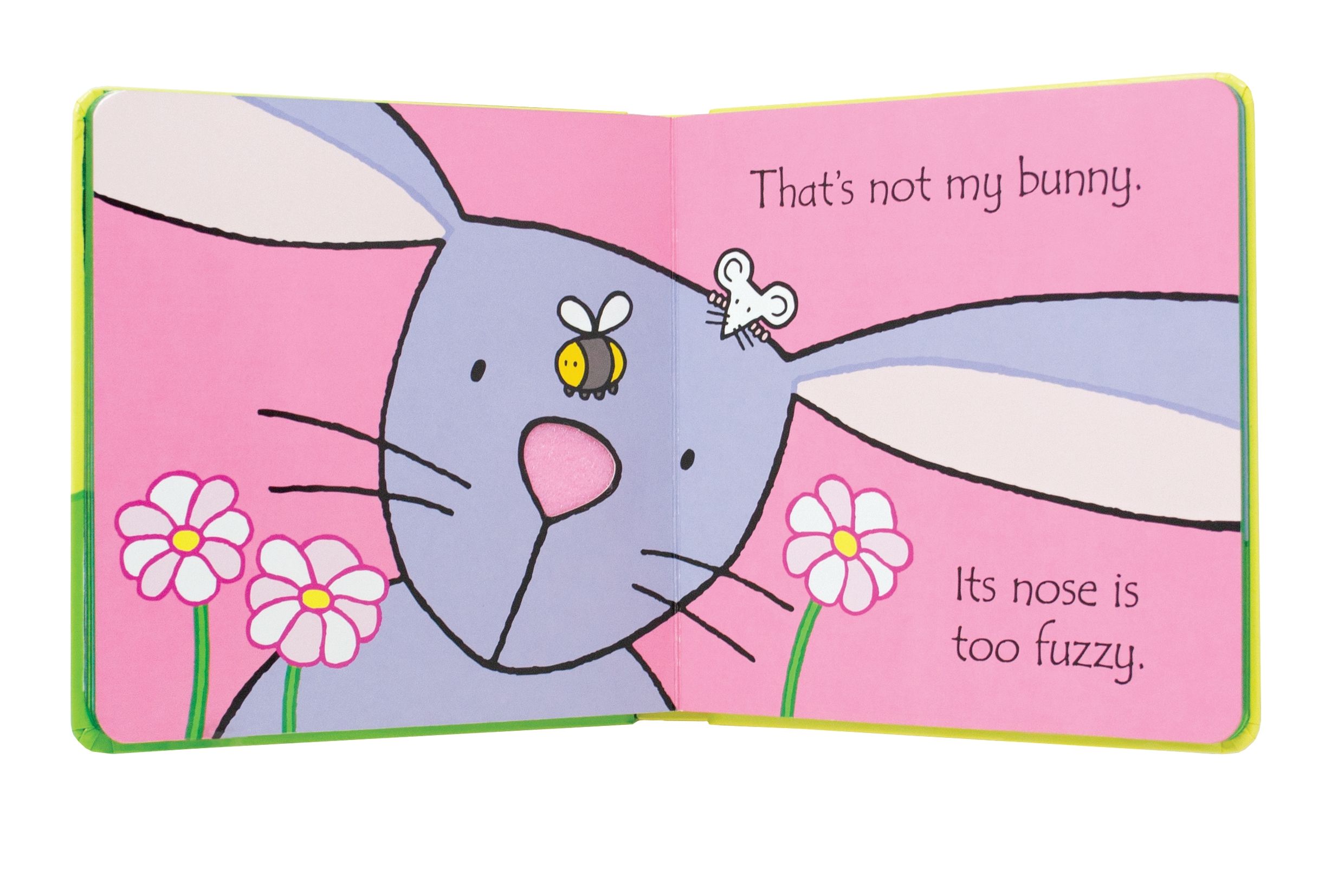 Carte senzoriala That's not my bunny…, Usborne, +3 luni